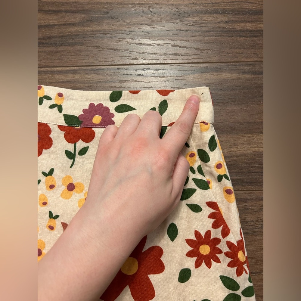 Floral Linen Modcloth x Princess Highway Mini Skirt - Picture 16 of 16